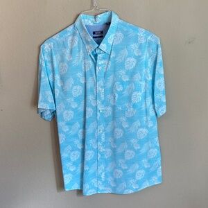 IZOD tropical button down shirt XL